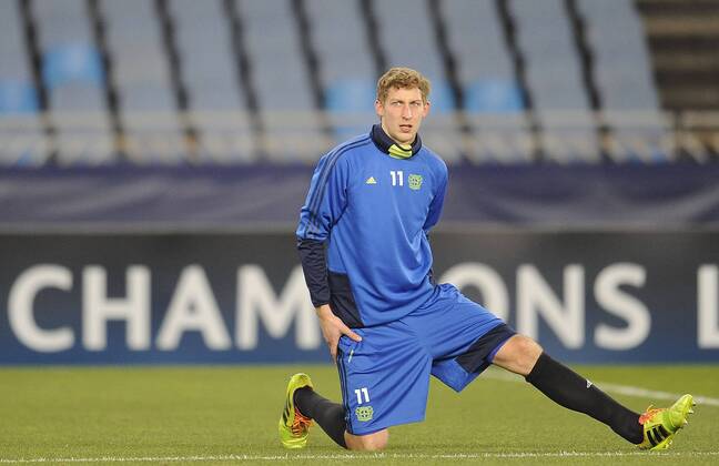 UEFA CHAMPIONS LEAGUE REAL SOCIEDAD San Sebastian - BAYER 04 LEVERKUSEN - Stefan KIESSLING Training Bayer 