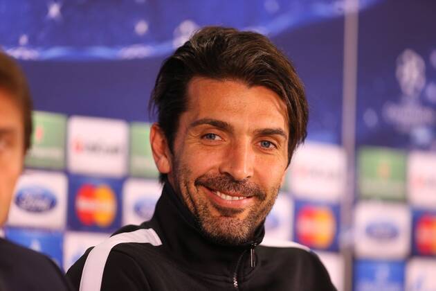 Juventus s goalkeeper Gianluigi Buffon gives a press conference at the TT Arena Stadium in Istanbul on December 9, 2013, on the eve of the UEFA Champions League football match Galatasaray vs Juventus 