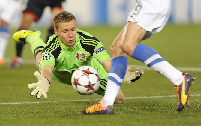 UEFA CHAMPIONS LEAGUE - REAL SOCIEDA SAN SEBASTIAN - BAYER 04 LEVERKUSEN -- Bernd LENO 