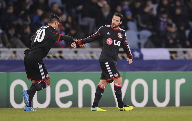 UEFA CHAMPIONS LEAGUE - REAL SOCIEDA SAN SEBASTIAN - BAYER 04 LEVERKUSEN -- Emre CAN - Gonzalo CASTRO 
