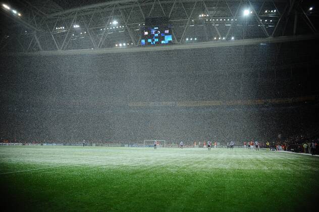 UEFA Champions League group B match between Galatasaray Istanbul and Juventus at Turk Telekom Arena Stadium on December 10, 2013 in Istanbul, Turkey. Pictured: Atmosphere of Stadium. 
