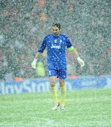UEFA Champions League group B match between Galatasaray Istanbul and Juventus at Turk Telekom Arena Stadium on December 10, 2013 in Istanbul, Turkey. Pictured: Goalkeeper Gianluigi Buffon of Juventus. 