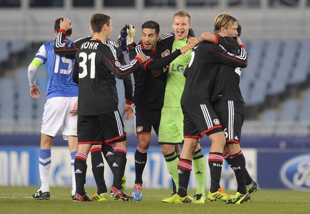 UEFA CHAMPIONS LIGUE REAL SOCIEDAD San Sebastian - BAYER 04 LEVERKUSEN - Dominik Kohr, Emre Can, Bernd Leno, Simon Rolfes 
