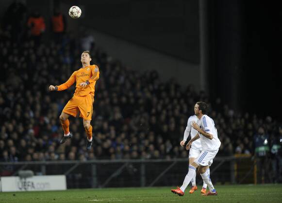 Cristiano Ronaldo Copenhagen, Denmark, Football UEFA Champions League FC Copenhagen-Real Madrid: 