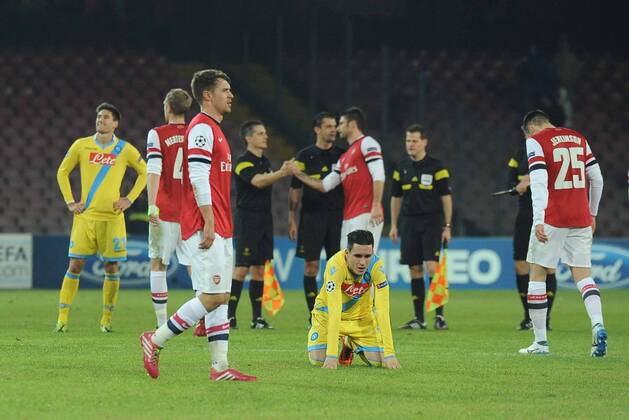 Football - soccer: UEFA Champions League, SSC Neapel - Arsenal FC London, Jose Maria Callejon (Hinweis: Verwendung nur in Deutschland - only Germany) xHOCHxZWEIx xItalyxPhotoxPressx 