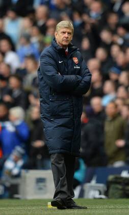 Arsene Wenger manager of Arsenal - Barclays Premier League - Manchester City vs Arsenal - Etihad Stadium - Manchester - England - 14th December 2013 - Picture Simon Bellis Sportimage EDITORIAL USE ONLY. No use with unauthorised audio, video, data, fixture lists, club league logos or live services. Online in-match use limited to 120 images, no video emulation. No use in betting, games or single club league player publications.