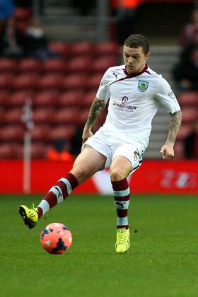 Football - 2013 2014 FA Cup - Third Round: Southampton vs. Burnley Kieran Trippier of Burnley in action Colorsport Shaun Boggust