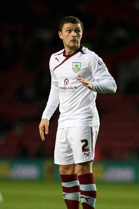 Football - 2013 2014 FA Cup - Third Round: Southampton vs. Burnley Kieran Trippier of Burnley Colorsport Shaun Boggust