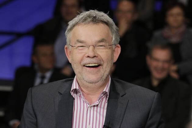 Berlin, ZDF Polit-Talk Maybrit Illner, Thema: Hitzlsperger bricht ein Tabu, wie tolerant ist der Fußball? Foto: Manfred Breuckmann, Sportreporter