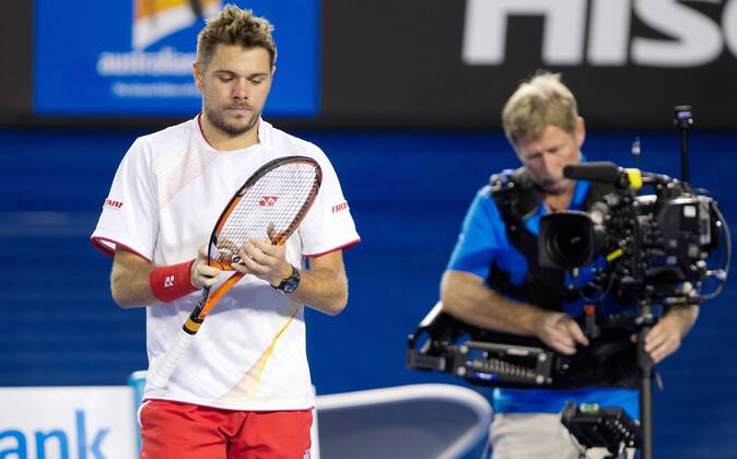 TENNIS - ATP, Australian Open 2014 MELBOURNE,AUSTRALIEN,19.JAN.14 - TENNIS - ATP Tennis Herren World Tour, Grand Slam, Australian Open. Bild zeigt Stanislas Wawrinka (SUI).