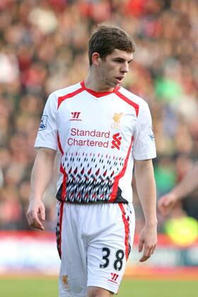 Football - 2013 2014 FA Cup - Fourth Round: AFC Bournemouth vs. Liverpool FC Jon Flanagan of Liverpool Colorsport ShaunxBoggust