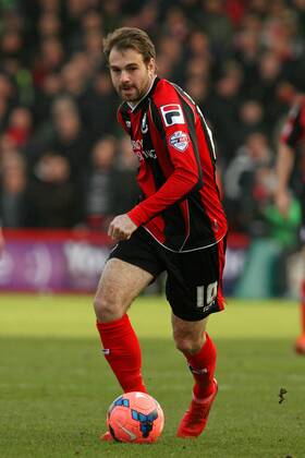 Football - 2013 2014 FA Cup - Fourth Round: AFC Bournemouth vs. Liverpool FC Bournemouth s Brett Pitman in action Colorsport ShaunxBoggust