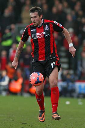 Football - 2013 2014 FA Cup - Fourth Round: AFC Bournemouth vs. Liverpool FC Bournemouth s Charlie Daniels in action Colorsport ShaunxBoggust