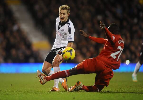 Football - 2013 2014 Premier League - Fulham v Liverpool Fulham s Lewis Holtby at Craven Cottage 