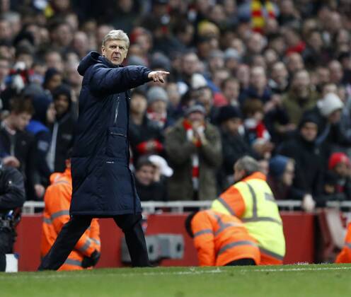Arsenal s Arsene Wenger in action Arsenal vs Liverpool - FA Cup Fifth Round - Emirates Stadium - London - England - 16 02 2014 - EDITORIAL USE ONLY. No use with unauthorised audio, video, data, fixture lists, club league logos or live services. Online in-match use limited to 120 images, no video emulation. No use in betting, games or single club league player publications.