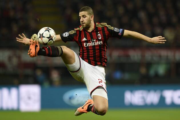 Db Milano 19 02 2013 - Champions League Milan-Atletico Madrid foto Daniele Buffa Image Sport nella foto: Adel Taarabt 