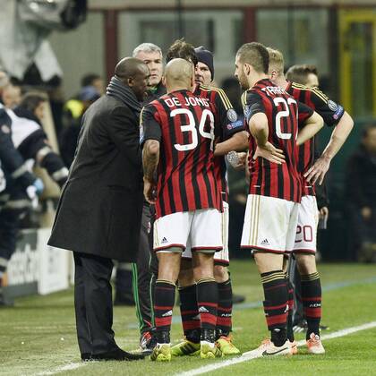 Db Milano 19 02 2013 - Champions League Milan-Atletico Madrid foto Daniele Buffa Image Sport nella foto: Clarence Seedorf 