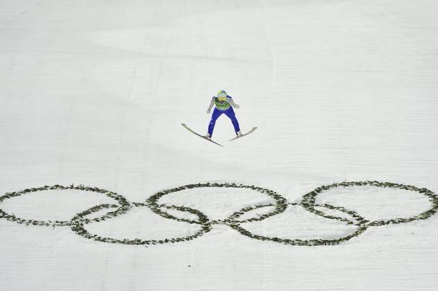 Feb. 20, 2014 - Sochi, Russia - Bjoern Kircheisen (GER) competes in the Nordic Combined at the 2014 Winter Olympics in Sochi. Kircheisen won a silver medal in the event. Men s Nordic Combined - Sochi 2014 - ZUMAw10