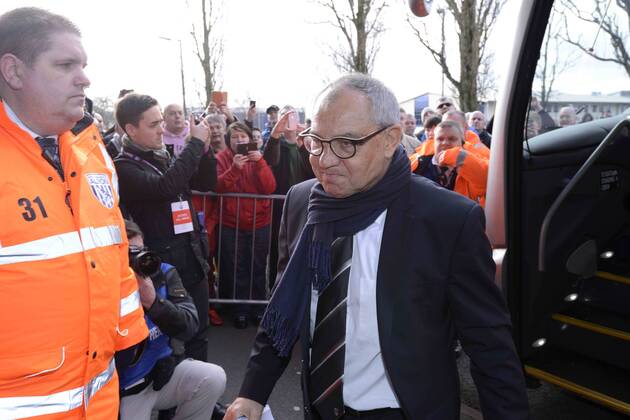 New Fulham manager Felix Magath - Football - West Bromwich Albion vs Fulham - Barclays Premier League - The Hawthorns West Bromwich - Season 2013 14 - February 2nd 2014 Pic Malcolm Couzens Sportimage EDITORIAL USE ONLY. No use with unauthorised audio, video, data, fixture lists, club league logos or live services. Online in-match use limited to 120 images, no video emulation. No use in betting, games or single club league player publications.