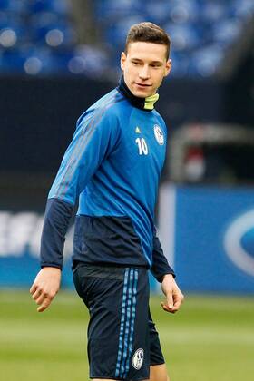 Julian Draxler (Schalke 04) Champions League Abschlusstraining Schalke 04 25.02.2014 Arena auf Schalke , Fussball ---
