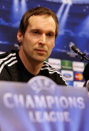 Chelsea s goalkeeper Petr Cech speaks during a press conference ahead of the UEFA Champions League round of 16 football match between Galatasaray and Chelsea on February 25, 2014, at the Kasimpasa training ground in Istanbul. 