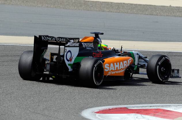 Sergio Perez, Sahara Force India F1, formula 1 GP, Test Bahrain, Shakir, 27.02.2014 Photo:mspb Jerry Andre Sergio Perez, formula 1 GP, Test 2014,