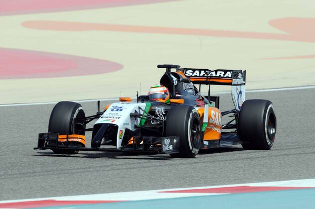 Sergio Perez, Sahara Force India F1, formula 1 GP, Test Bahrain, Shakir, 27.02.2014 Photo:mspb Jerry Andre Sergio Perez, formula 1 GP, Test 2014,