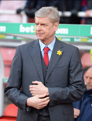 Arsene Wenger manager of Arsenal - Barclays Premier League - Stoke City vs Arsenal - Britannia Stadium - Stoke - England - 29th February 2014 - Pic Simon Bellis Sportimage EDITORIAL USE ONLY. No use with unauthorised audio, video, data, fixture lists, club league logos or live services. Online in-match use limited to 120 images, no video emulation. No use in betting, games or single club league player publications.