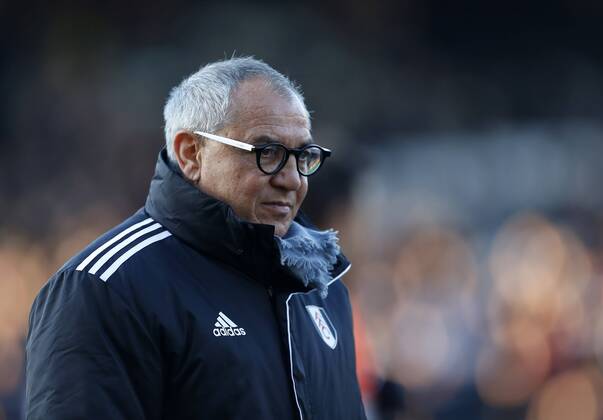 Fulham s Felix Magath looks on dejected at the final whsitle FC Fulham vs Chelsea FC London - Premier League - Craven Cottage - London - England - 01 03 2014 - EDITORIAL USE ONLY. No use with unauthorised audio, video, data, fixture lists, club league logos or live services. Online in-match use limited to 120 images, no video emulation. No use in betting, games or single club league player publications.
