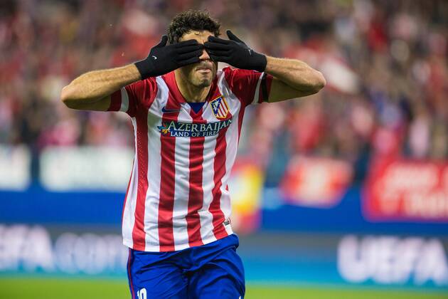 Diego Costa, AT.Madrid vs AC.Milan, Champions League 