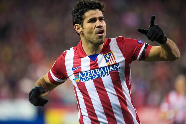 Diego Costa, AT.Madrid vs AC.Milan, Champions League 