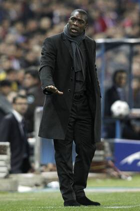 AC Milan s coach Clarence Seedorf during Champions League 2013 2014 match.March 11,2014.  (20220980)
