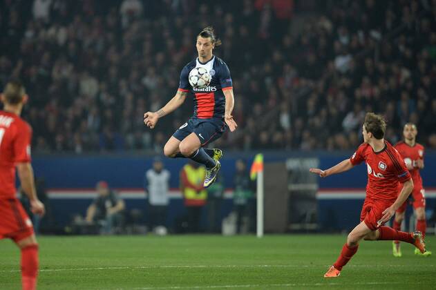 Zlatan Ibrahimovic (psg) FOOTBALL : Paris SG vs Bayer Leverkusen - ligue des champions - 12 03 2014 AnthonyBIBARD FEP Panoramic 