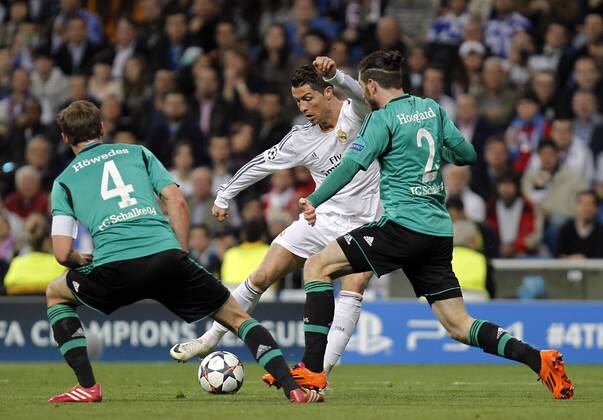 Real Madrid - FC Schalke 04 of the Champions League, held at the Santiago Bernabeu stadium, in Madrid 03 18 2014. Cristiano Ronaldo 