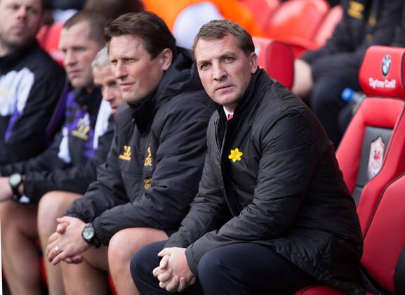 Manager of Liverpool, Brendan Rodgers - Barclays Premier League - Cardiff City vs. FC Liverpool - Cardiff City Stadium - Cardiff - Wales - 22nd March 2014 - EDITORIAL USE ONLY. No use with unauthorised audio, video, data, fixture lists, club league logos or live services. Online in-match use limited to 120 images, no video emulation. No use in betting, games or single club league player publications.