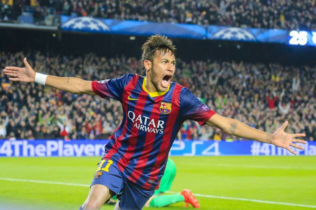 BARCELONA - 1 de abril- ESPANA: Neymar - FC Barcelona (Barca) vs Atletico Madrid - Foto: JoanxValls Urbanandsport Cordon Press. 