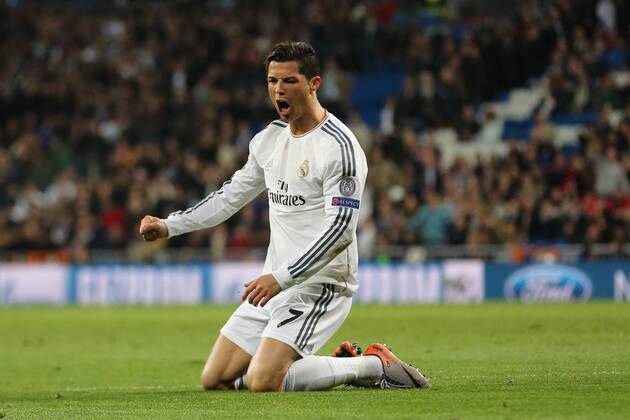 Cristiano Ronaldo (Real Madrid CF 7) Real Madrid C.F. vs Borussia Dortmund --- Fussball --- Champions League --- Viertelfinale --- 02.04.2014 Foto: Schueler Eibner EP_JSE
