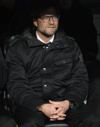 02.04.2014, Fussball UEFA Champions League Viertelfinale, Real Madrid - Borussia Dortmund, v.l. Jürgen Klopp (Borussia Dortmund Coach)