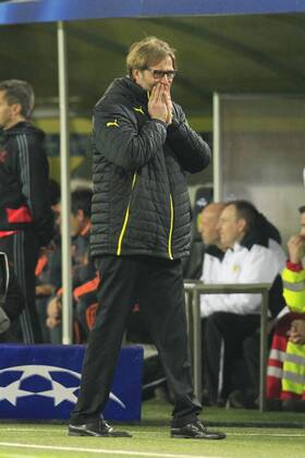 Trainer Juergen Klopp (Borussia Dortmund) Borussia Dortmund vs Real Madrid C.F. --- Fussball --- Champions League --- Viertelfinale --- 08.04.2014 Foto: Schueler Eibner EP_JSE