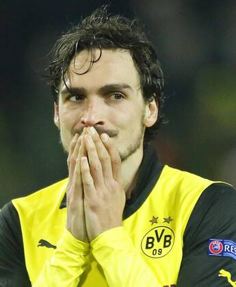 Mats HUMMELS, BVB 15 Emotionen, enttaeuscht, Enttaeuschung, Frust, frustriert, Trauer ,traurig, verzweifelt, Verzweiflung BORUSSIA DORTMUND - REAL MADRID Fussball UEFA Champions League, Viertelfinale, Rueckspiel Dortmund, 08.04.2014 CL Saison 2013 2014, BVB