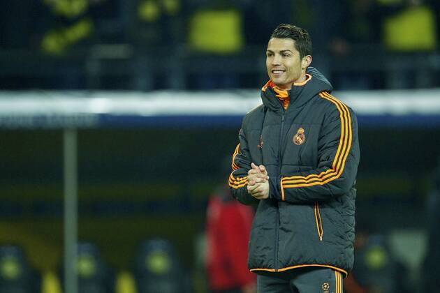 Cristiano Ronaldo of Real Madrid during the UEFA Champions League match between Borussia Dortmund and Real Madrid on April 8, 2013 at the Signal Iduna Park stadium in Dortmund, Germany. Borussia Dortmund v Real Madrid Champions League 2013 2014 xVIxxIVx 2227062