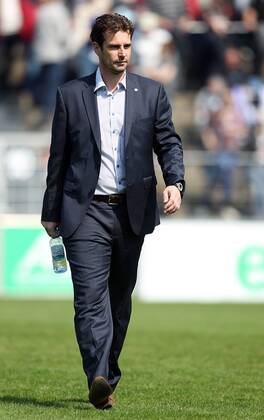 Fussball, Frauen Champions-League, 1. FFC Turbine Potsdam - VfL Wolfsburg, v.li.: Trainer Ralf Kellermann (VfL Wolfsburg) Freisteller, Einzelbild, Aktion, Action xmrx