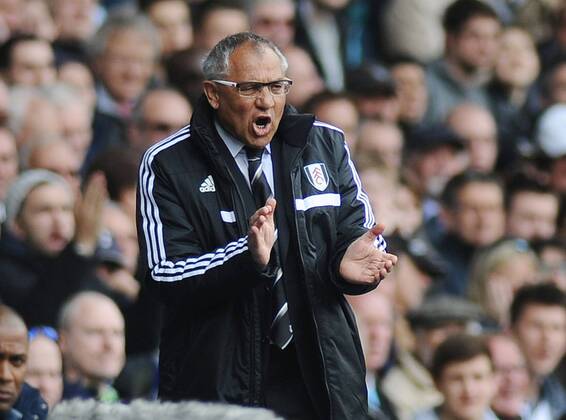 Football - 2013 2014 Premier League - Tottenham Hotspur vs. Fulham FC Fulham s Manager Felix Magath at White Hart Lane. 