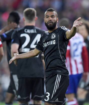 FUSSBALL CHAMPIONS LEAGUE HALBFINAL HINSPIEL SAISON 2013 2014 Atletico Madrid - FC Chelsea 22.04.2014 Ashley Cole (FC Chelsea) 