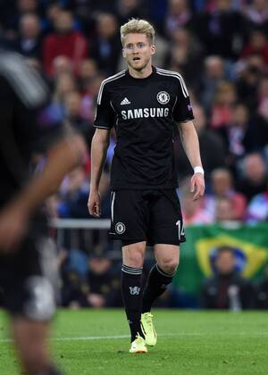 FUSSBALL CHAMPIONS LEAGUE HALBFINAL HINSPIEL SAISON 2013 2014 Atletico Madrid - FC Chelsea 22.04.2014 Andre Schürrle (FC Chelsea) 