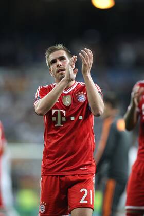 Enttäuschung bei Philipp Lahm 21 (FC Bayern München) Real Madrid vs. FC Bayern München, Fussball, Champions League, 23.04.2014, EP_CKT