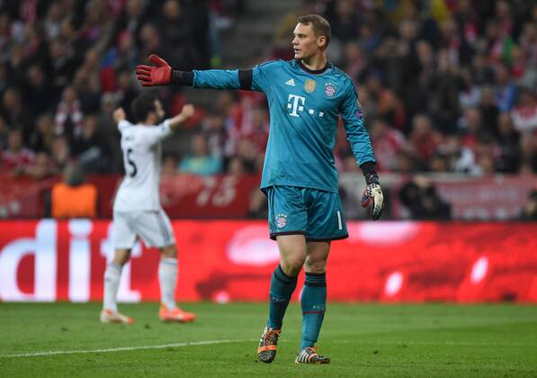 FUSSBALL CHAMPIONS LEAGUE HALBFINALE RÜCKSPIEL SAISON 2013 2014 FC Bayern München - Real Madrid 29.04.2014 Torwart Manuel Neuer (FC Bayern München) ist enttäuscht 