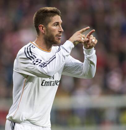 1:0 durch Sergio Ramos (Real) 29.04.2014, München, FC Bayern München vs. Real Madrid Â