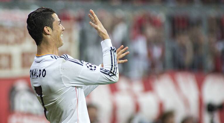 3:0 durch Cristiano Ronaldo (Real) 29.04.2014, München, FC Bayern München vs. Real Madrid Â