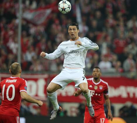 München, Fussball Männer, UEFA Champions League, Saison 2013 2014, Halbfinale Rückspiel, FC Bayern München vs Real Madrid CF 29.04.2014, München Arena München Christiano Ronaldo, Real Madrid, Aktion,